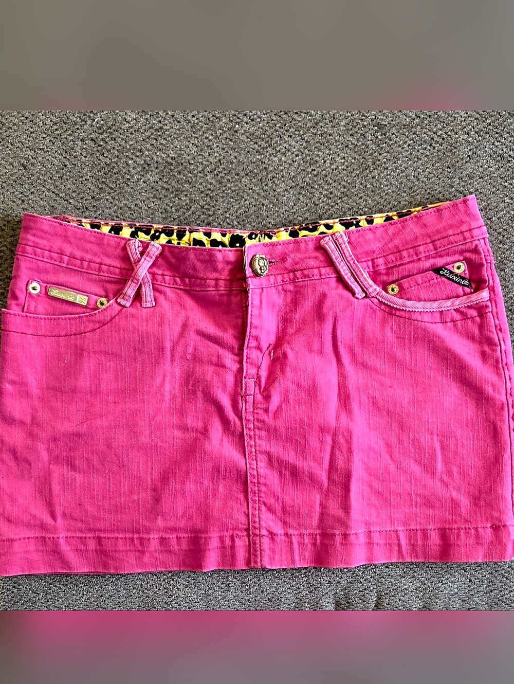 RARE Pink Mini Skirt by Luxurie - LRG